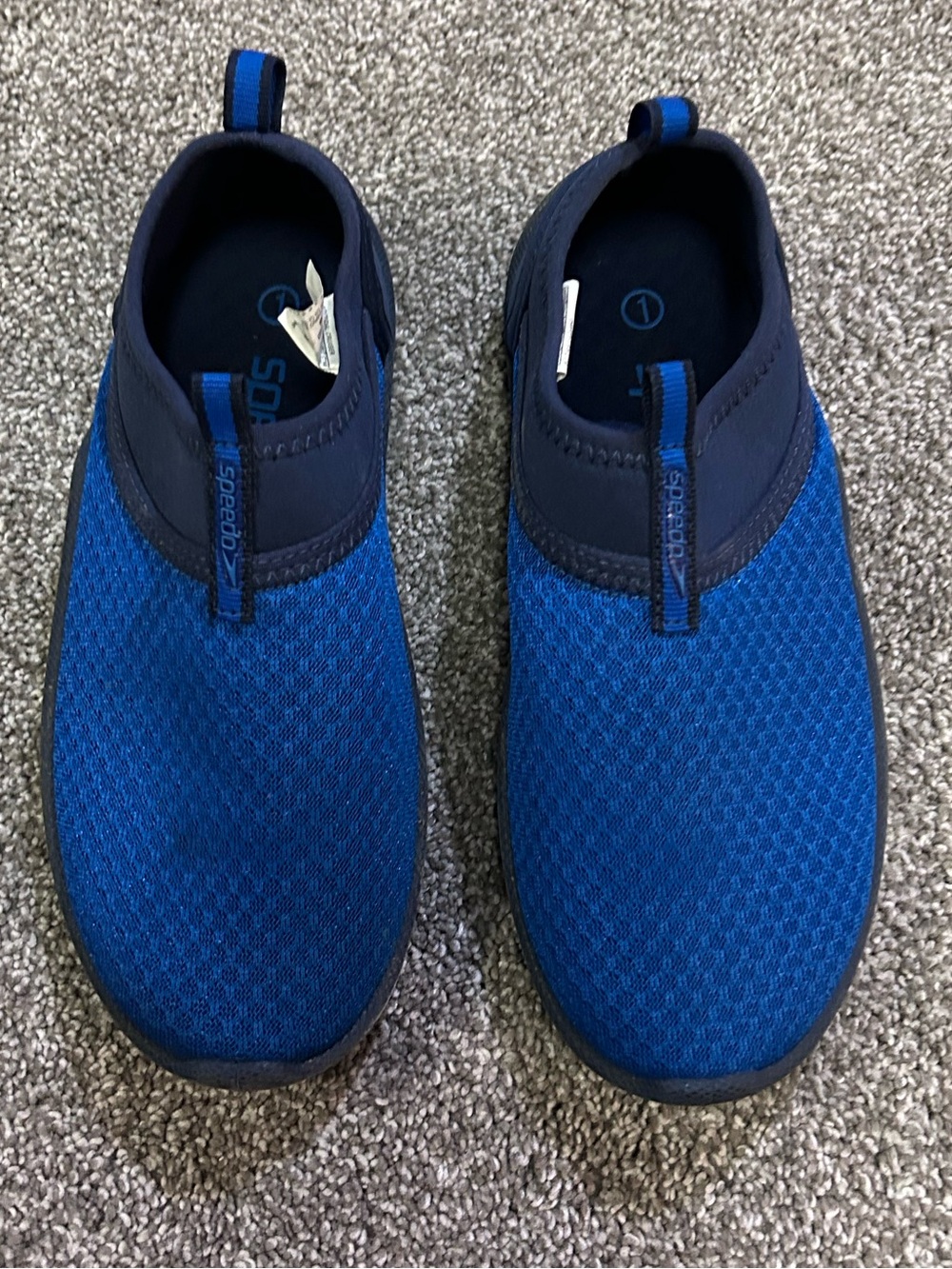 Speedo Boys Blue Slip-On Mesh Water Shoes